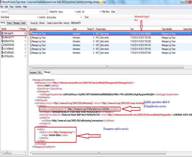 Double click on the app_messages